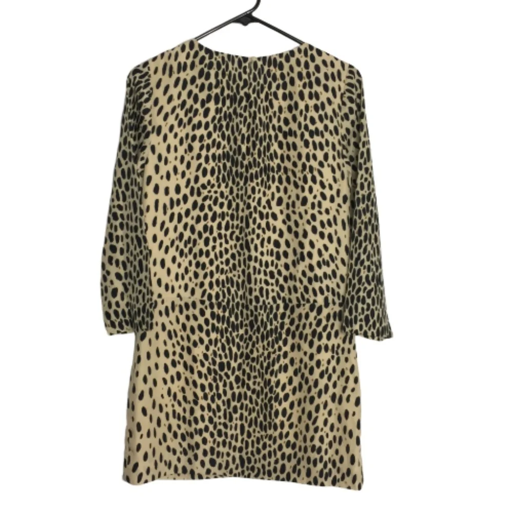 J. Crew Jules Dress in Wildcat Leopard Print